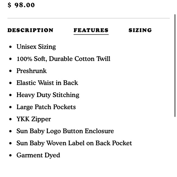 Big Bud XS Work Shorts in Black / High Waist Black Denim Shorts - Picture 5 of 6